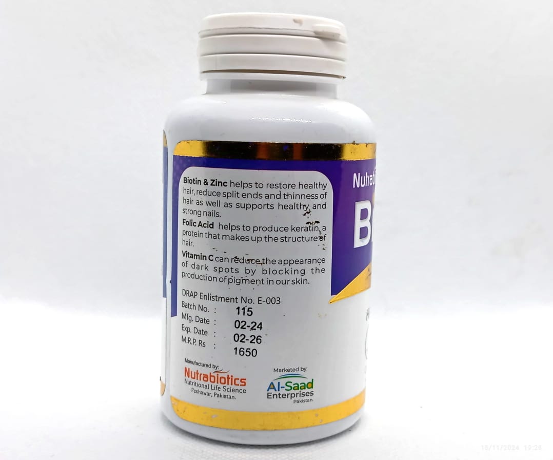 NUTRABIOTICS  BIOTIN-Z IMPORTED QUALITY