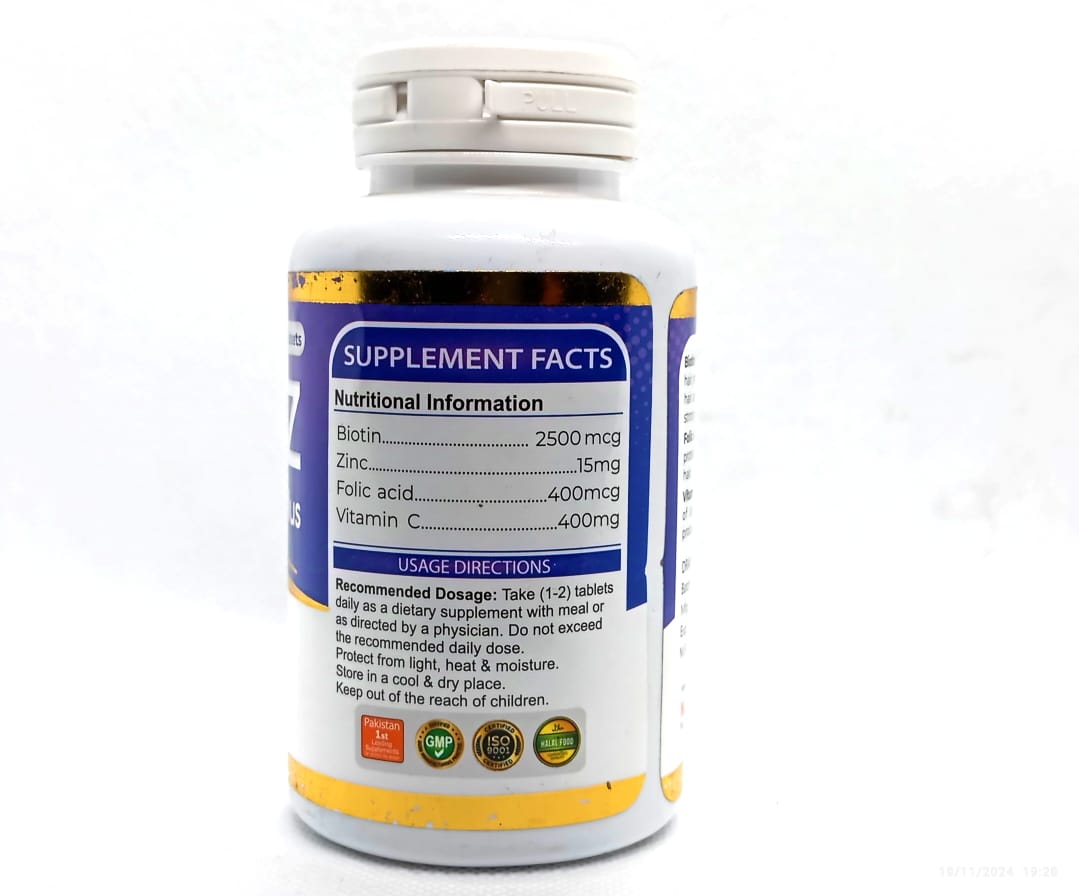 NUTRABIOTICS  BIOTIN-Z IMPORTED QUALITY