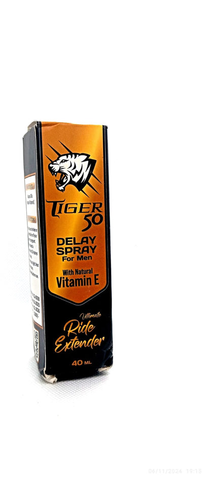 TIGER 50 DELAY SPRAY - IMPORTED FROM ITALY