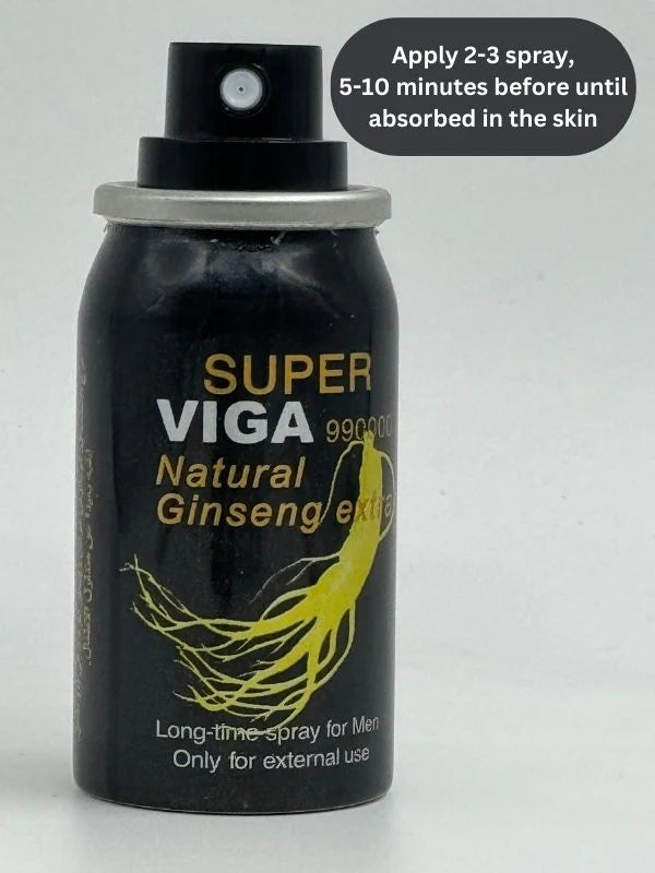 Super Viga 990000 Delay Spray - Ginseng with Vitamin E