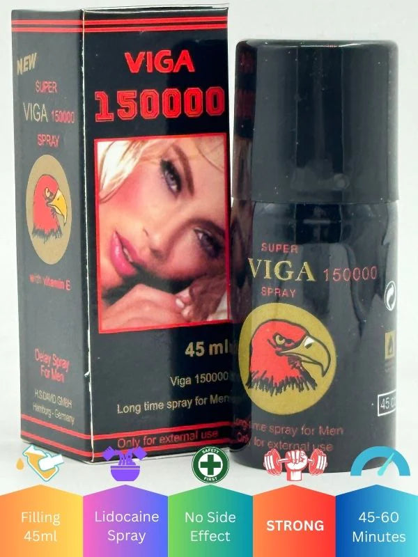 Super Viga 150000 Delay Spray For Men 45ML - Imported