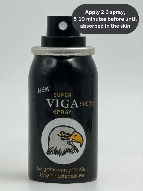 Viga 500000 Delay Spray (Black) - Long Time Spray