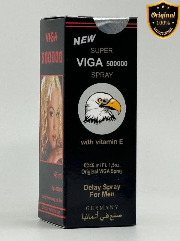 Viga 500000 Delay Spray (Black) - Long Time Spray